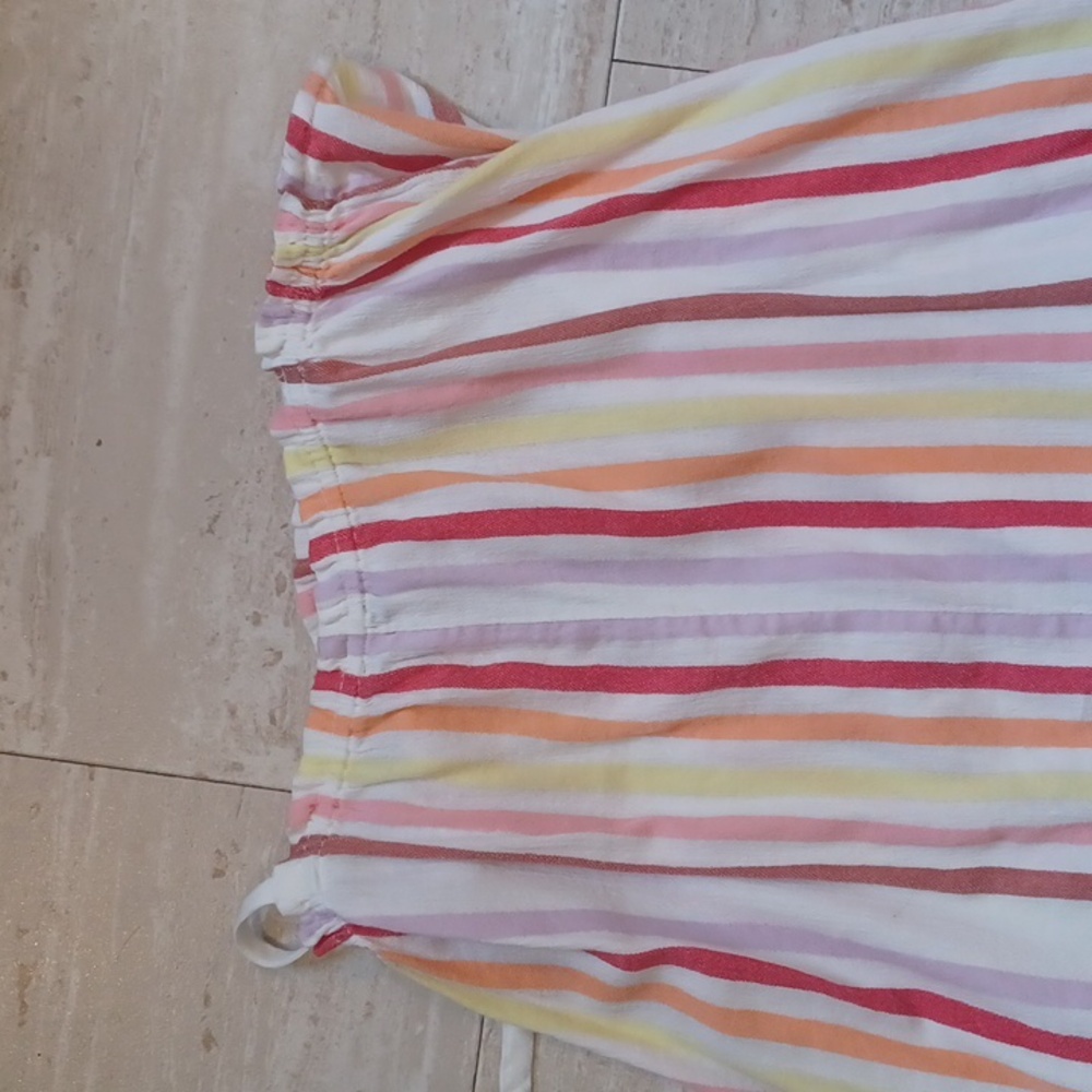 Aerie Multi-Color Striped Tie Romper - Picture 7 of 8